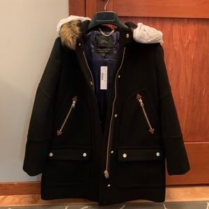 JCrew Chateau parka in Italian stadium-cloth wool